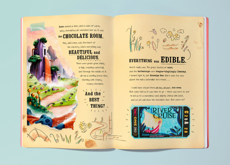 Illustration for article titled Thanks to These Books, Everyone Can Take a Unique Journey to Willy Wonka's Chocolate Factory